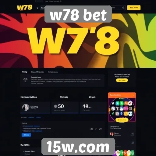 experiência do usuário no site w78 bet